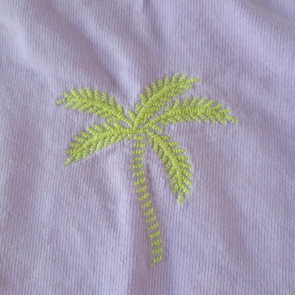 Lilly Pulitzer Aldean, sweatshirt with palm trees. - Picture 4 of 7